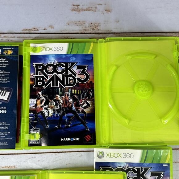 4x Rock Band 3 (Xbox 360, 2010) – Case & Manual Only, No Game Discs - Picture 5 of 7